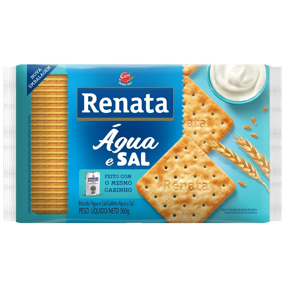 Renata - Bolacha Agua E Sal 360g