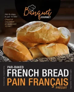 Banquet - Pão Francês Congelado 520g com 8 unidades