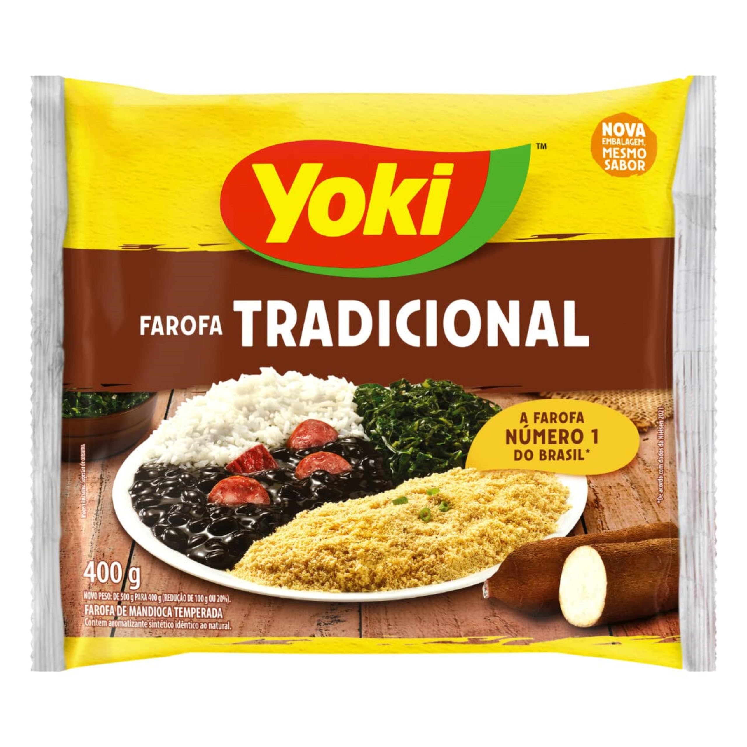 Yoki - Farofa Mandioca Temperada 400g