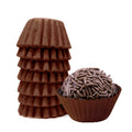 Mago Forma De Brigadeiro Marrom (100)