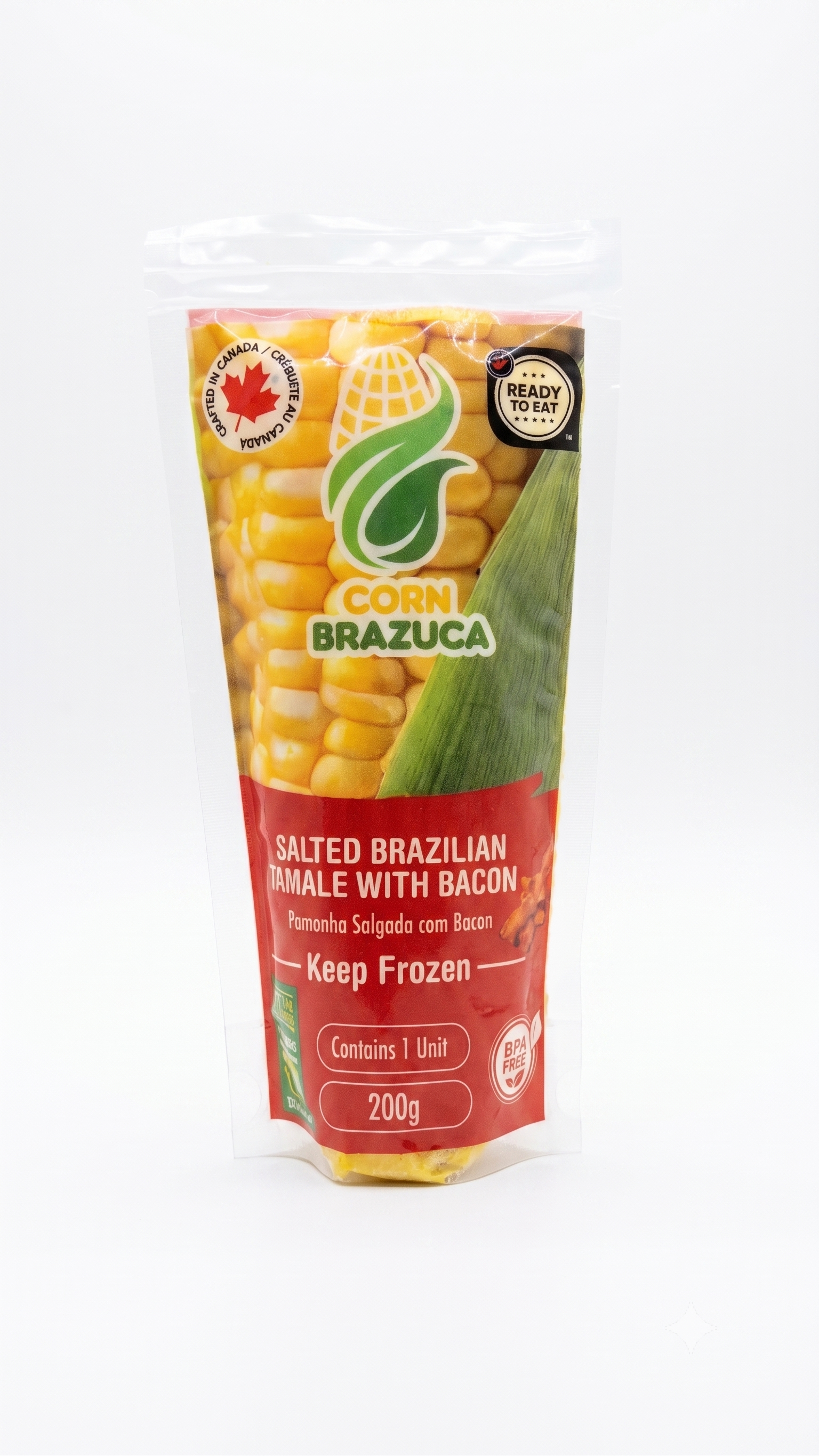 Pamonha Salgada Bacon 200g